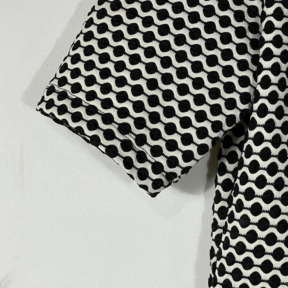 Ruby Rd. Black and White Pattern Blouse - Picture 6 of 8